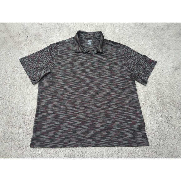 Reebok Polo Shirt Mens 3XL Space Dye Speedwick Golf‎ Athletic Casual - Picture 1 of 6